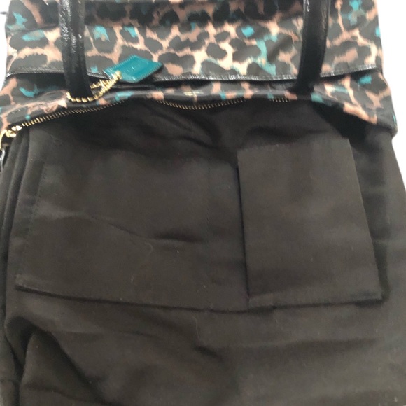 Coach H1394-F25282 Game Ocerot Print Tote Multi-Color JADE Leopard Print - Picture 11 of 13